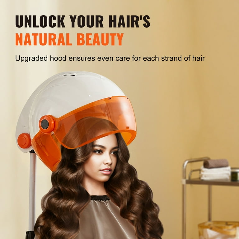 KFFKFF Hooded Dryer, 1875W, Adjustable Height, Temp Wind