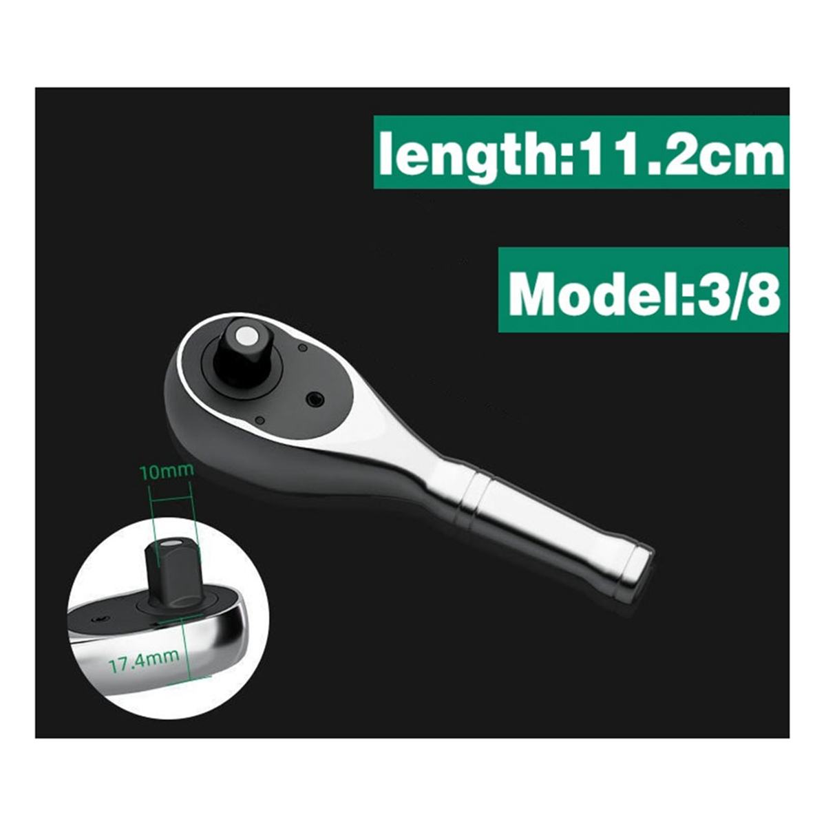 1/4In 3/8In 1/2In Mini Ratchet Wrench 72 Teeth Spanner Portable Torque Wrenches Quick Socket Ratchet Wrench Hand Tools