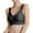 Black, variant on Black Womens Daily Solid Comfortable Sport Bra Breast Cup Underwear