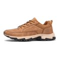 thumbnail image 5 of NOKIO Sneakers for Men Outdoor Wate𝗋proof Sneakers 𝖫a𝖼e Up Running Shoes Lightweight Hiking Shoes Wide Width Non-S𝗅ip Sport Shoes So𝗅id Color Casual Walking Shoes, 5 of 9