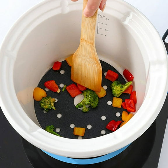 Masteelf 2 Pcs Heat Diffuser Plate Cookware for Glass Top Stove Black