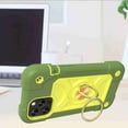thumbnail image 3 of Dteck For iPhone 12 Pro Max Ring Stand Heavy Duty Slim Shockproof Hybrid Rugged Drop Protective Cover, Avocado, 3 of 8