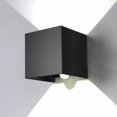 thumbnail image 1 of Aplique de Pared 12W IP65 Impermeable 6000K Blanco Frío Ángulo Ajustable LED Negro con Sensor de Movimiento, 1 of 5