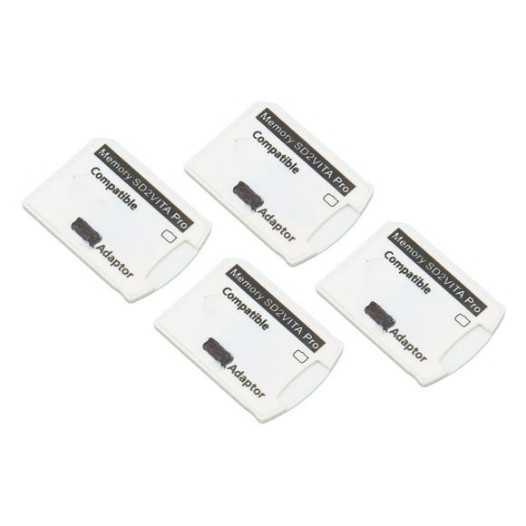 Game Card Adapter, ABS 4Pcs Memory Card Adapter Sensitive For Memory Card