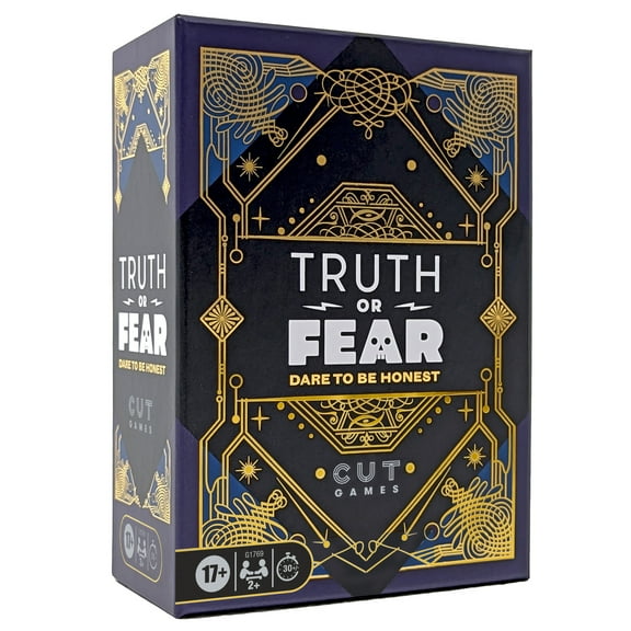 Truth or Fear Party Game by Cut, Card Games for Adults and Teens, White Elephant Gifts, Ages 17 and Up, 2 and Up Players