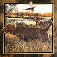 thumbnail image 3 of 1 Panel - Hunting Dogs Cotton Fabric Block Pillow 1Panel (Great for Craft Projects, Quilting, Sewing & More) 36” X 44” Wide, 3 of 3