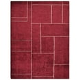 thumbnail image 5 of Rugsotic Carpets Handmade Rugs Hand Knotted Loom Rectangle 6'x9' Red Beige Silk for Indoor Use, 5 of 9