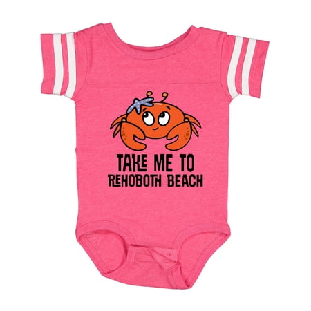 

Inktastic Rehoboth Beach Delaware Cute Crab Gift Baby Boy or Baby Girl Bodysuit