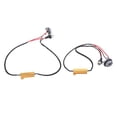 thumbnail image 1 of Adaptateur de Résistante pour Ampoule de Signal de Virage, 50W 6Ohm Plug and Play Décodeur de Résistante LED Durable Connexion Stable Résistant à la Chaleur ABS Cuivre pour Feux de Brouillard, 1 of 7