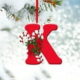 thumbnail image 3 of Christmas Tree Decoration Pendant Personalized 26 Letter Ornaments Z-Christmas Pendant for Ornament, 3 of 7