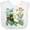 AA-White, variant on Inktastic Cute Lizards Hanging out Boys or Girls Baby Bib