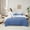 Blue, variant on Feelyou Modern Blue Gradient Twin Bedding Sets 7-Piece for Adult, Chic Art Abstract Bedding Comforter Set, Simple Fashion Theme Reversible Sheet Sets, Lightweight Room Decor
