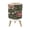 Color 4, variant on Small Trash Can with Lid Golden Floral Line Art Seamless 1.8 Gallon Dog Proof Trash Can Round Garbage Can Waste Bin Wastebasket for Bathroom Bedroom Living Room