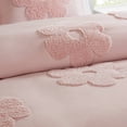 thumbnail image 2 of 2-Piece Twin Floral Reversible Tufted Chenille Duvet Cover Set,Pink, 2 of 9