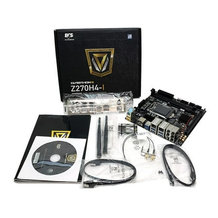 Z270H4-I V1.0 ECS Intel Z270 Chipset LGA 1151 Socket DDR4 Mini ITX Motherboard Intel LGA1151 (Best Mini Itx Lga1151 Motherboard)