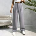 thumbnail image 7 of Women's Business Blazer Pant Office Work Suit Pants Wide Leg Casual Dress Pants High Waisted Work Trousers, 7 of 7