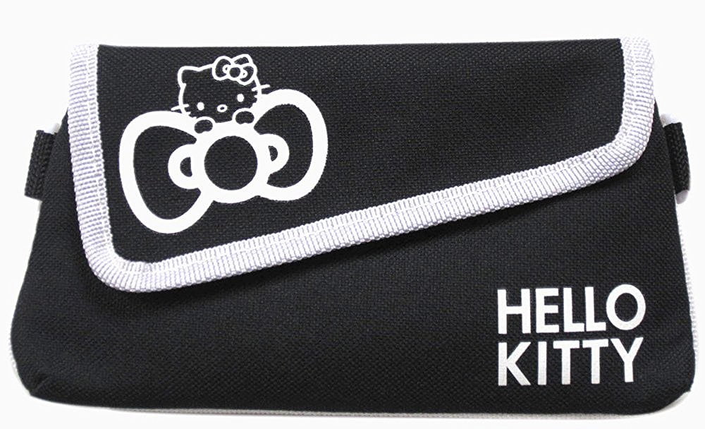black hello kitty purse