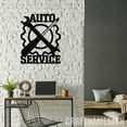 thumbnail image 5 of Craftnamesign Custom Repair Tools Metal Wall Art LED Light, Custom Garage Sign, 5 of 5