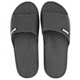 thumbnail image 2 of SLM Men's Soft Rubber Cushion Slip On Casual Bathroom and House Slide Sandals, 2 of 3