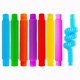 thumbnail image 1 of Juguetes sensoriales para aliviar el estrés y la ansiedad, tubos Pop grandes para niños y adultos, juguetes de aprendizaje, tubo elástico para niños pequeños, paquete de 8, 1 of 4