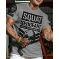 thumbnail image 2 of Gymish Squat Sergeant Workout T-Shirt – Funny Gym Shirt for Men, Lifting T-Shirt, Deadlift Tee, Men’s Workout Shirt, Gym Clothes, Athletic Gym Wear for Men, 2 of 5