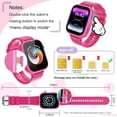 thumbnail image 6 of CJC 4G Smartwatch, Kids Watch for Kids with SIM Card, 47 Exciting Games, Two-Way Calling Feature, SOS Emergency Call Button Ideal for Kids Aged 3-12, Children’s Cell Phone Alternative (Rose Red), 6 of 7