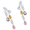 thumbnail image 3 of Aretes Colgantes Yinane Colorido Brillante 2 Piezas, 3 of 8