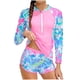 thumbnail image 1 of Vestido Largo de Manga Larga Traje de Surf de Manga Larga Dividido de las Niñas, 1 of 6