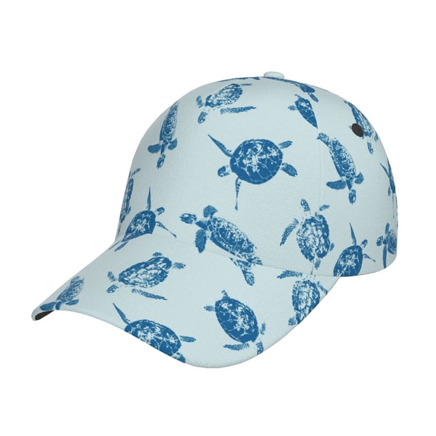 Fotbe Turtle Gorro Clásico de Béisbol, Gorra Ajustable con Broche Snapback, Gorro de Exterior de Algodón Suave