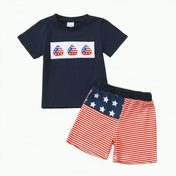 Toddler Boy Outfits Baby Boys Clothes Sets Kids Spring Summer Round Neck Printed Sleeveless Casual 3 6 12 18 24 Months 3T Tees and Shorts Tee & Set 2 Piece