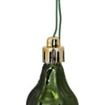 thumbnail image 2 of Vickerman 15.7" Moss Green Shiny Icicle Ornament, with drilled and wired caps. Comes 3 per Box., 2 of 6