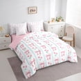thumbnail image 2 of Feelyou Princess Ribbon Bedding Comforter Set 7pcs, Cartoon King Bedding Sets, 2 of 7