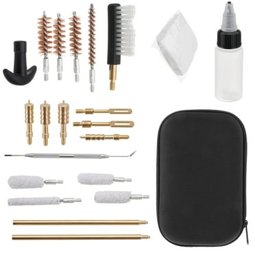 Universal Gun Cleaning Kit, Handgun Cleaning Kit Pistol Cleaning Kit for .22 .357/.38/9mm .40 .45 Caliber Gun Brush Tools Gun Accessories