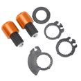 thumbnail image 2 of 2 palancas de freno para motocicleta, 22 mm, cilindro maestro para manillar, para scooter, bicicleta deportiva, bicicleta de calle, ATV, color naranja, 2 of 15