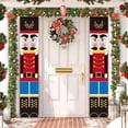 thumbnail image 2 of Cartel navideño de soldado Cascanueces, decoración de copla para el hogar, vacaciones, decoración de puerta de Feliz Navidad, Feliz Año Nuevo, 2 of 4