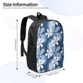 thumbnail image 2 of Disketp Flower School Backpack, Lightweight Basic Middle School Bookbags 17 Inch Casual Daypack for Student College, Travel or Outdoor, 2 of 6