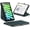 03-Midnight Green, variant on Case for iPad mini 7 (A17 Pro) 2024 / iPad mini 6 2021, Magnetic Origami Slim Protective Case, Book-Style Foldable Cover with Pencil Holder, Multi-Angle Stand, Auto Wake/Sleep, Black