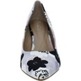 thumbnail image 5 of Alfani Womens Jeules Floral Print Pointed Toe Pumps, 5 of 5