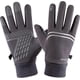 thumbnail image 2 of Winter Gloves Warm Outdoor Cycling Slam Unisex Zip Glove Warmer Grey one size Ref: 4463, 2 of 2