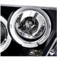 thumbnail image 4 of LED Halo Projector Headlight In Matte Black Housing Clear Lens Made For And Compatible With 2010 - 2014 Ford Mustang 10 11 12 13 14, 4 of 8