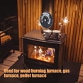 thumbnail image 3 of Fireplace Thermometer, Heat Resistant 0500℃ Stove Thermometer Prevent Overheating Easy to Install for Bedroom, 3 of 7