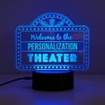 thumbnail image 3 of Personalized Planet Home Family Theather Multicolor LED Night Light with Custom Name Laser Engraved on Acrylic Design Insert, 3 of 5