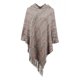 thumbnail image 1 of Capa de mujer, informal, cálida, con borlas, de punto, chal, bufanda a rayas, jersey, tops, capa de mujer, 1 of 8