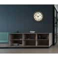 thumbnail image 3 of 14 inch Retro Wall Clock Silent,Accurate Time,Big Numbers,Quartz,Analog,Black Gold, 3 of 7