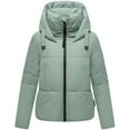 thumbnail image 6 of Marikoo Women’s Cropped Puffered Winter Jacket with Hood - Teddy Lining - Water-Repellent - Ninikaa, 6 of 10