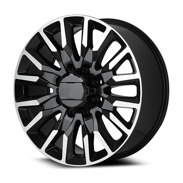OE Concept 2023 Silverado 2500 Black Machine 8.5-20 G22-20858180+44BM