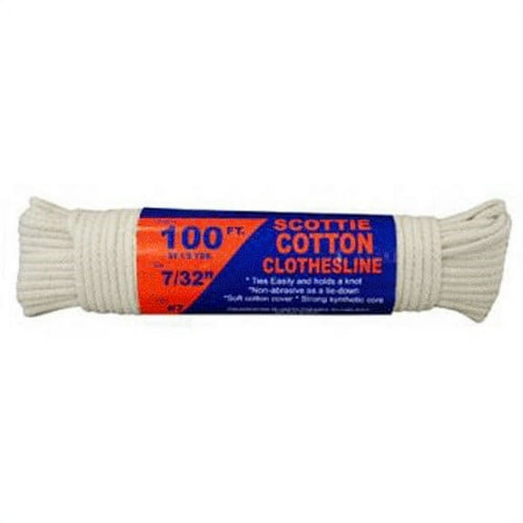 110-070-05 #7 X 100' Hank Scottie Cotton Clothesline