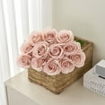 thumbnail image 5 of 12PC Black Roses Artificial Flowers Fake Roses Silk Realistic Roses Bouquet Flowers with Long Stems for Wedding Home Party Centerpieces Decorations, 5 of 5