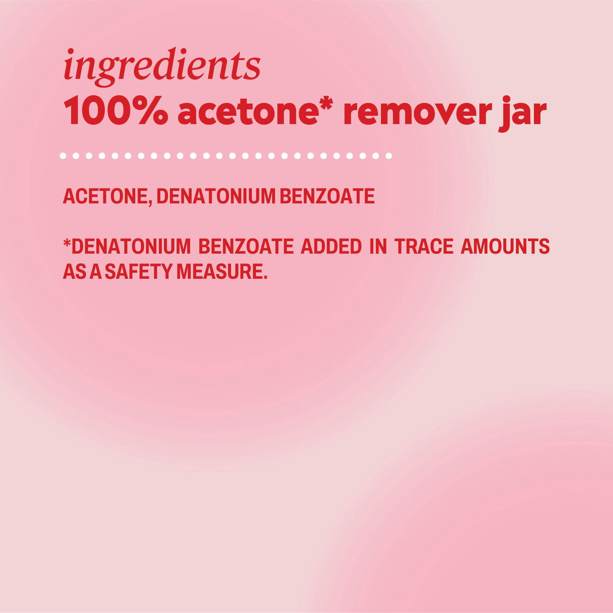 ONYX Professional 100% Acetone* Nail Polish Remover Jar 8 fl oz