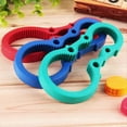 thumbnail image 4 of Multi Bottle Opener Portable Jar Lids Can Tin Handy Flexible Twister Rubber Screw Grip Cap Device Red,1 x can opener,Red, 4 of 4